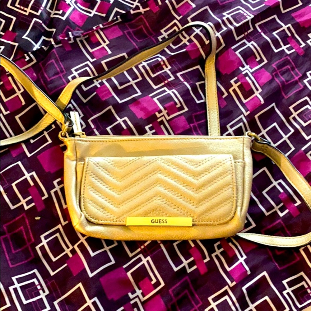 Guess Gold Crossbody
